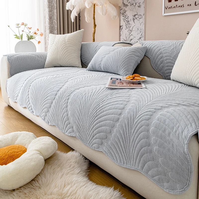 1 Шт. Противоскользящий Чехол Для Дивана Однотонный Защитный Полотенце От