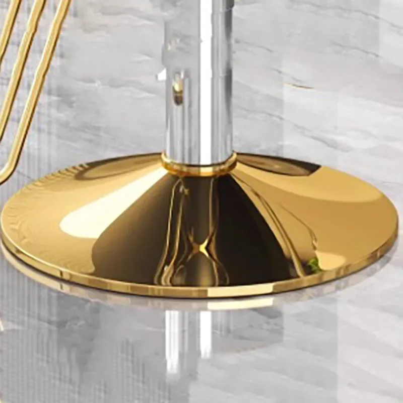 Роскошное парикмахерское кресло с подъемником металлическая защита спинка