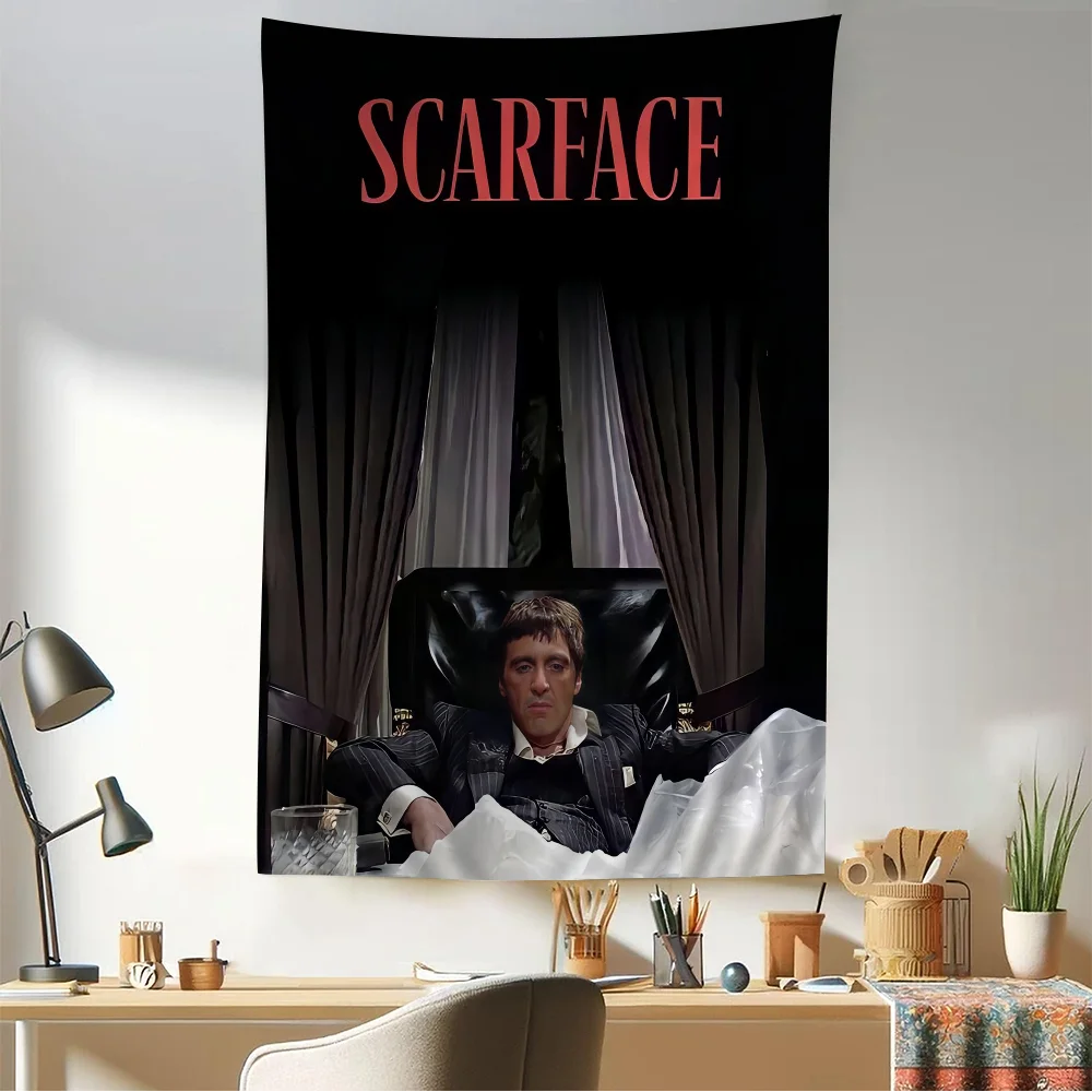 Фильм S-Scarface аниме гобелен висит Таро хиппи настенные коврики листы для общежития