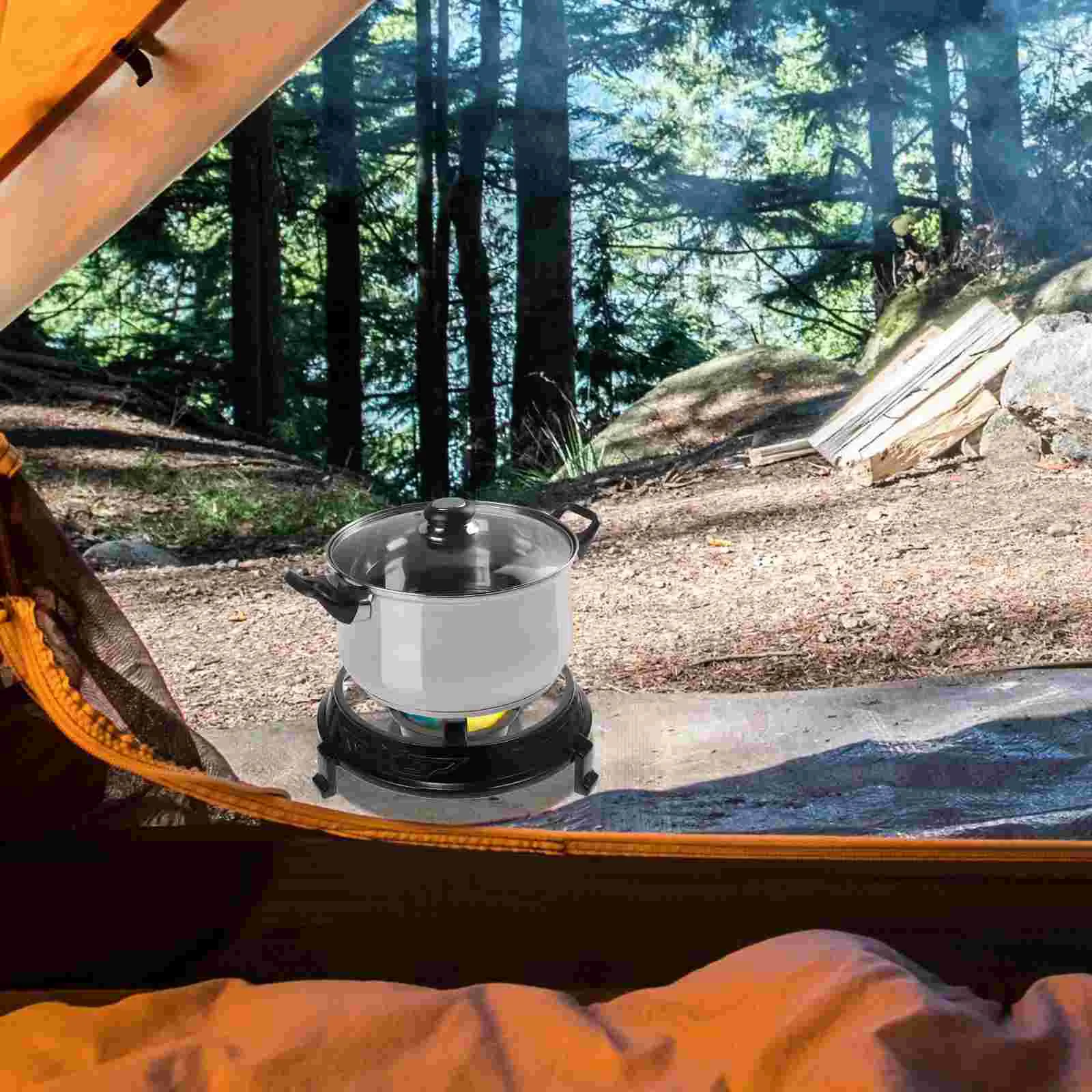 Портативная горелка нагревательная печь кронштейн для спиртовой плиты черный