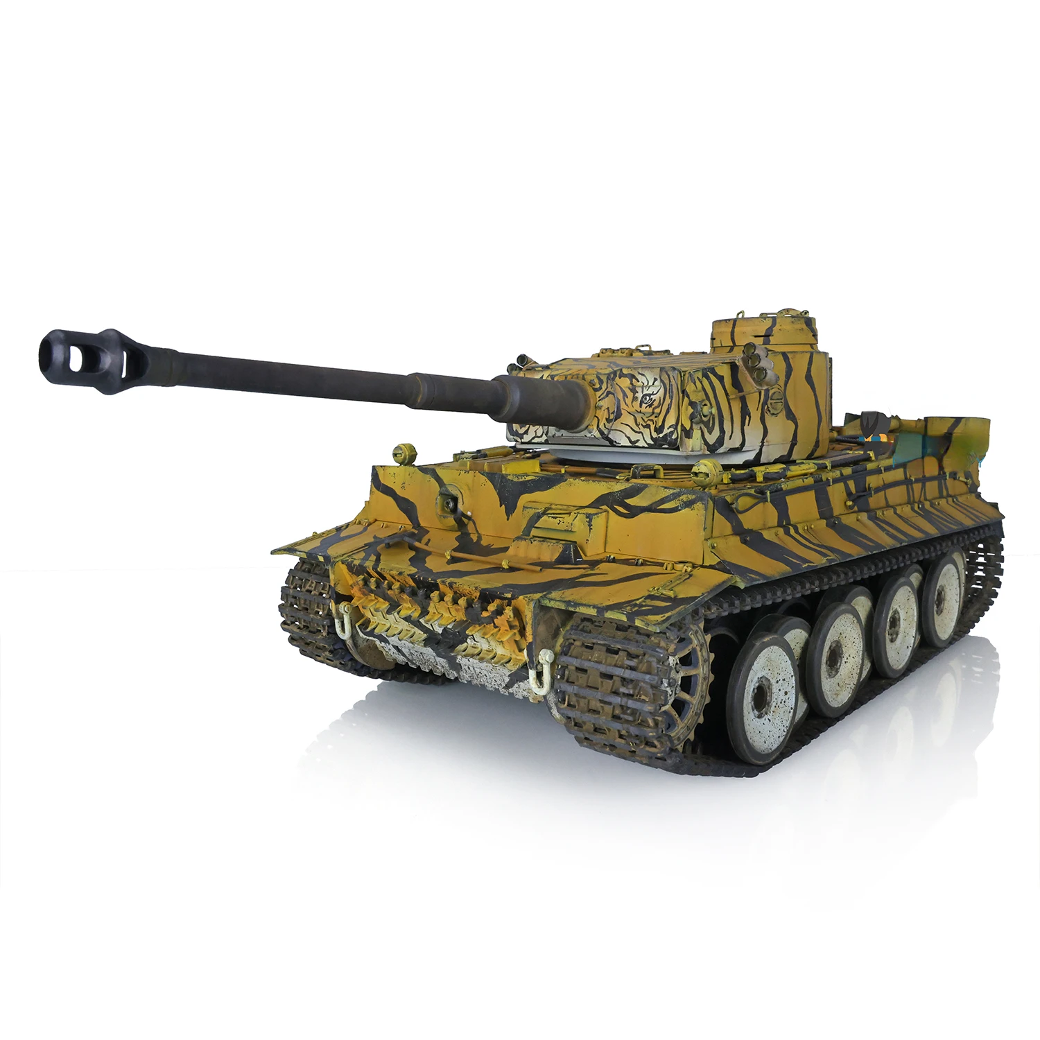 

Henglong Tiger I RC Tank 1/16 7.0 Plastic 3818 Customized Color Wireless Electric Tracked Car Models Tank Toy Gift