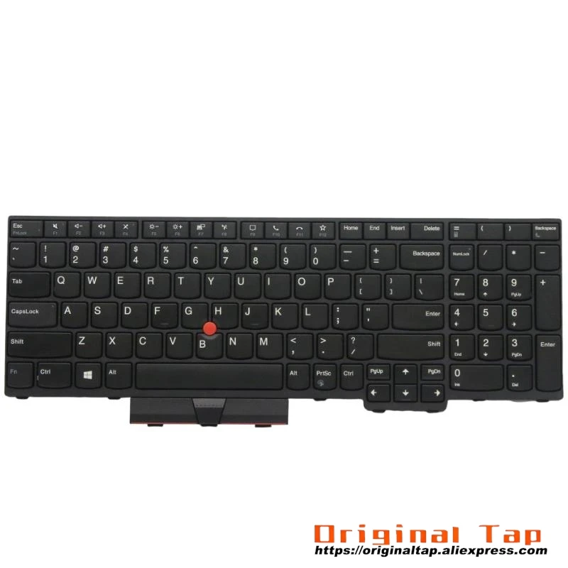 Английская клавиатура США для Lenovo Thinkpad L15 Gen 1 2 5N20W68240 5N20W68276 5N20W68312