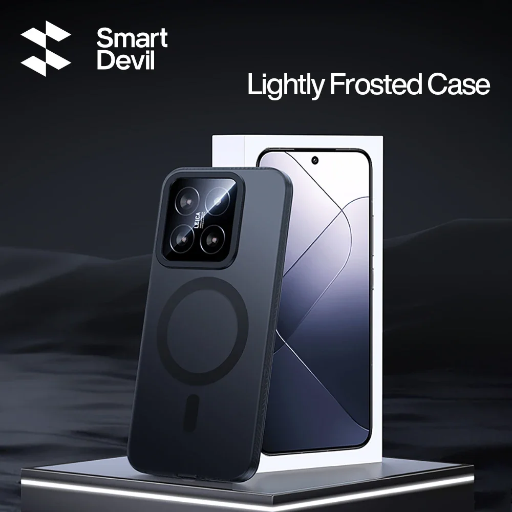 Чехол SmartDevil для телефона Xiaomi 14 Pro Mi Ultra Magsafe Магнитный чехол беспроводной зарядки