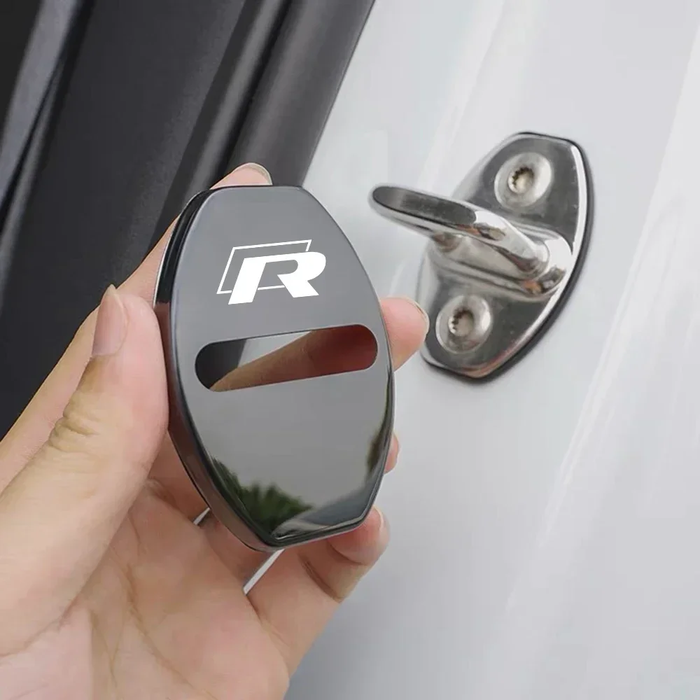 4 шт. автомобильные логотипы для VW R Volkswagen Polo Tiguan TOURAN CADDY PASSAT TIGUAN