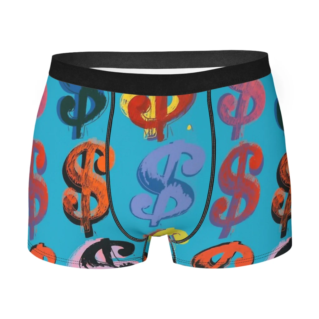 

Dollar Sign Andy Warhol Underpants Homme Panties Male Underwear Ventilate Shorts Boxer Briefs