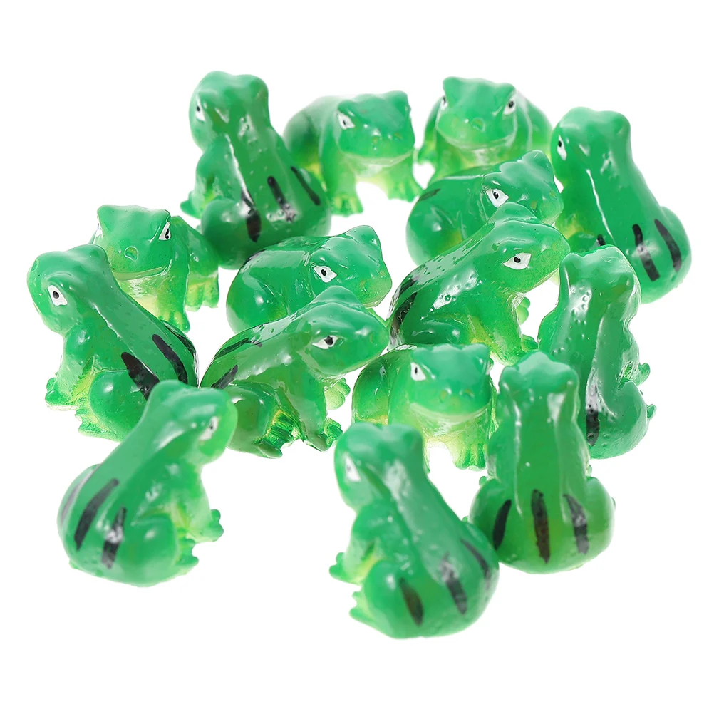 

25Pcs Lovely Frog Figurine Adorable Frog Statue Figurine Ornament Frog Figurines