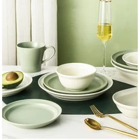ceramic nordic plate set diner wedding modern simple tableware serving dishes sets birthday pratos de jantar full tableware
