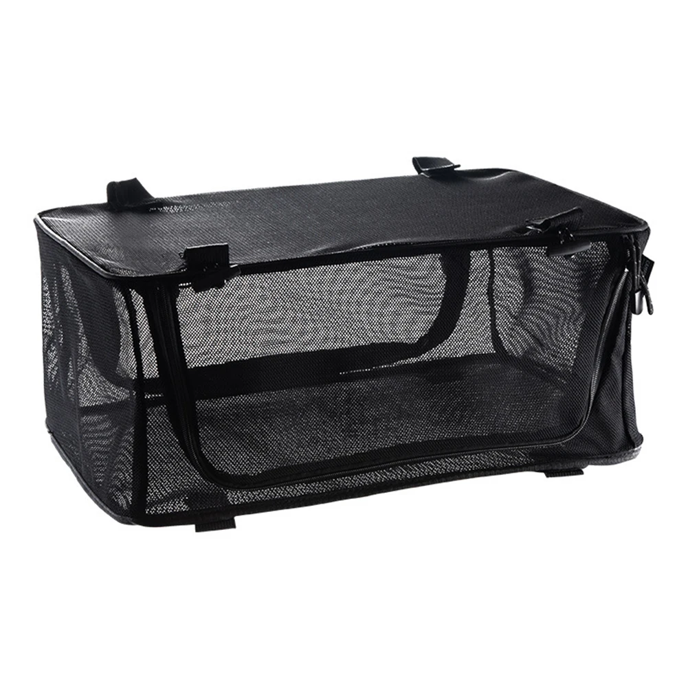 

Easy-to-use Any Outdoor Adventure Mesh Bag Net Cage 395g 45.5x30x21cm Large Capacity Lightweight Mesh Barbecues