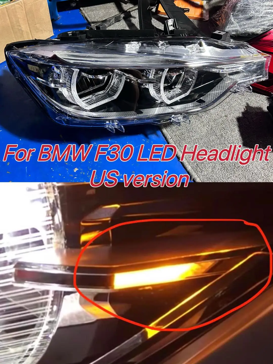 

Для BMW F30 светодиодный передняя фара в сборе Us version