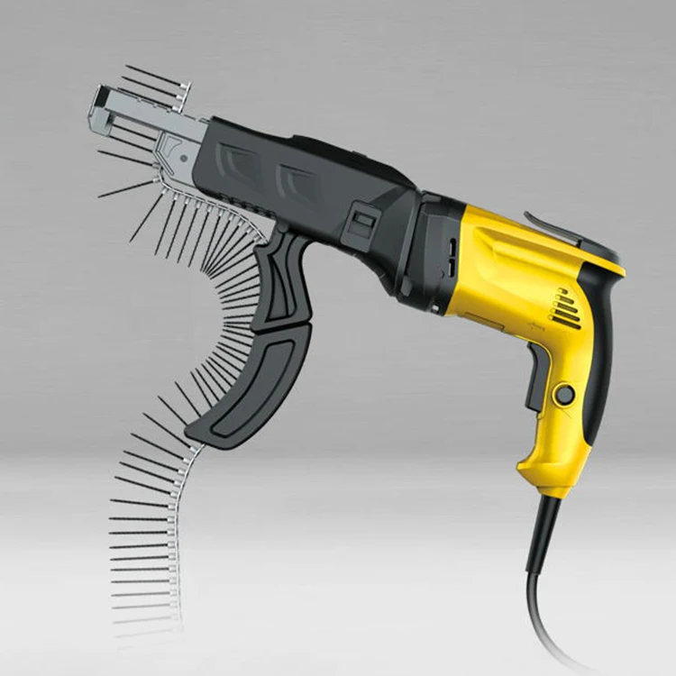 

Electric drill attachment automatic chain nail drywall screw gun