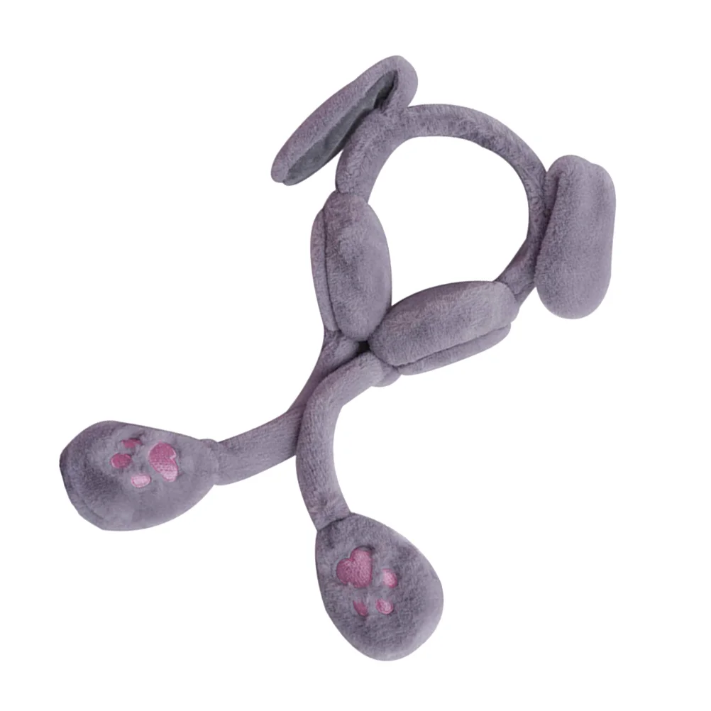 

1PC 2020 Easter Rabbit Ear Earmuff Lovely Rabbit Ear Earmuffs Cartoon Rabbit Ear Earmuffs Creative Winter Gift for Girls