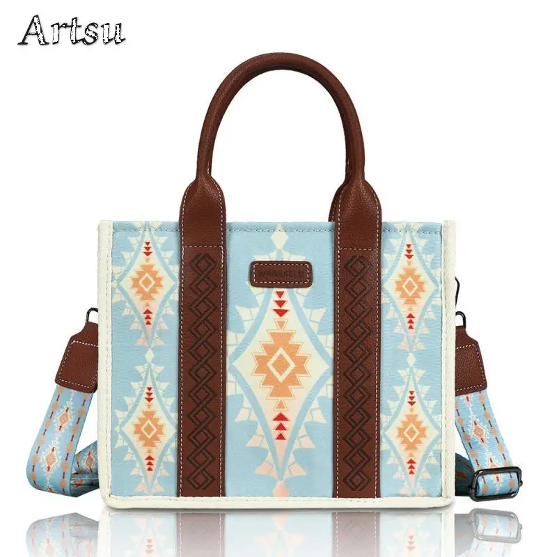 Новая сумка через плечо в богемном стиле женская парусиновая большая