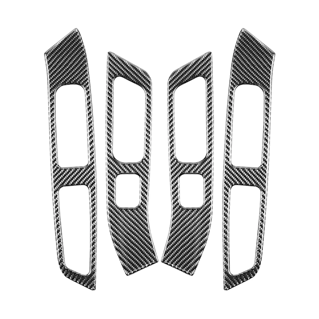 

Car Window Lift Button Panel Decoration Cover Trim Accessories Carbon Fiber for 2010-2017 S60 2010-2018