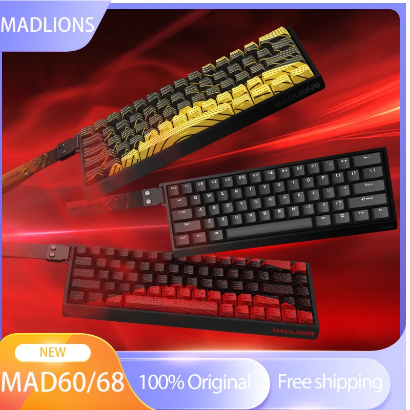 MADLIONS MAD60 Серия MAD68 Магнитный переключатель Механическая клавиатура