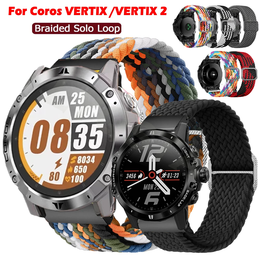 

Ремешок нейлоновый для смарт-часов Coros VERTIX /VERTIX 2, быстросъемный браслет для Garmin Fenix 5 5X Plus 6 6X Pro 7 7X, 22 мм 26 мм