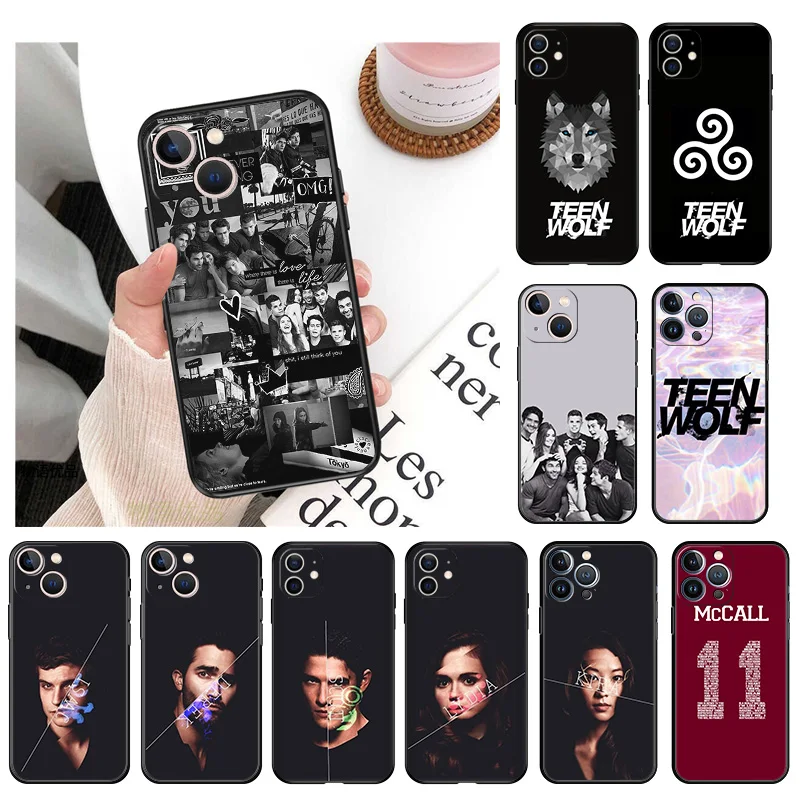 

Black Silicone Teen Wolf Dylan Phone Case for iphone 14ProMax 13 11 12 Pro XS Max Mini XR SE 8 7 14 Plus X O'Brien Soft Cover