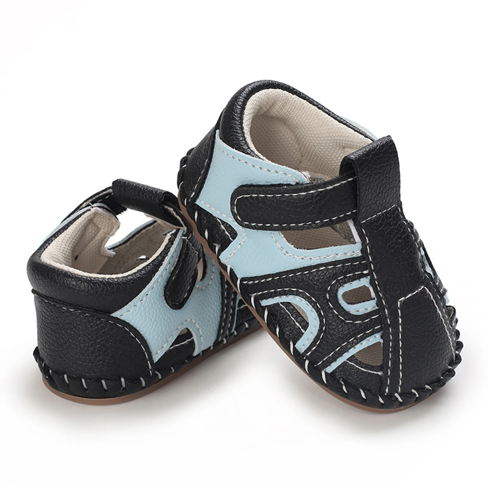

Kid Girls Leather Sandals Newborn Toddler Breathable Prewalker Summer Outdoor Casual Beach Shoes For Crawlers Infant Babies