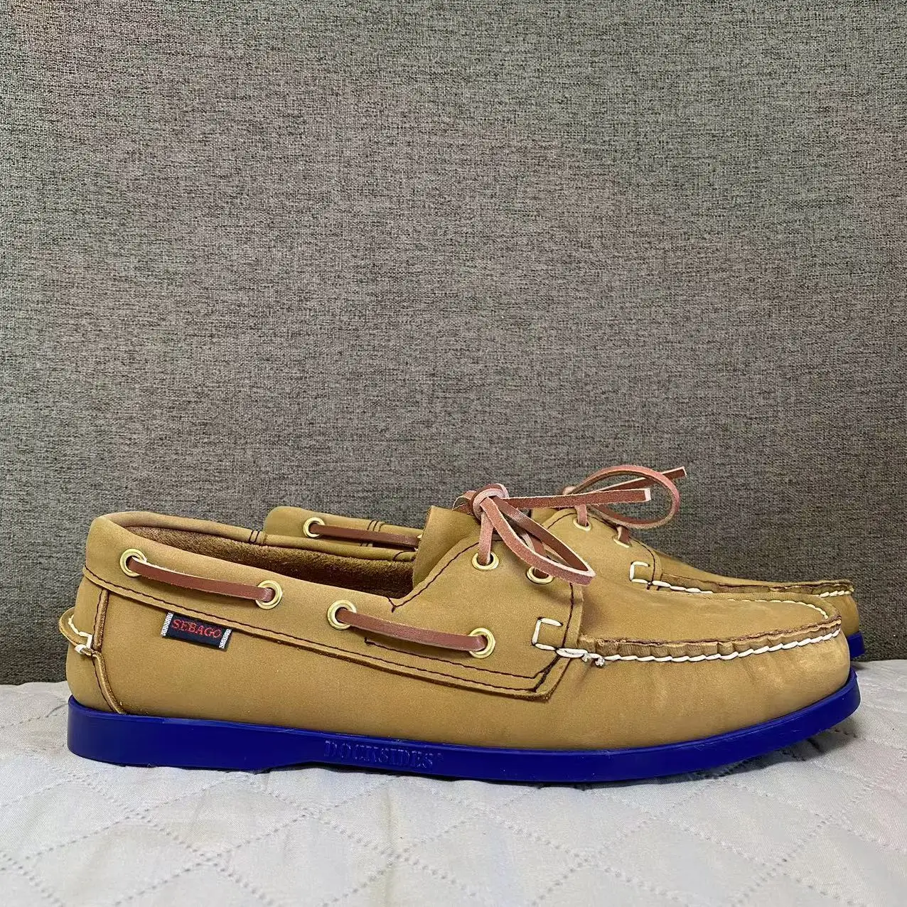 Мужские туфли SEBAGO Homme Authentic Docksides - топсайдеры из натуральной кожи премиум-класса с