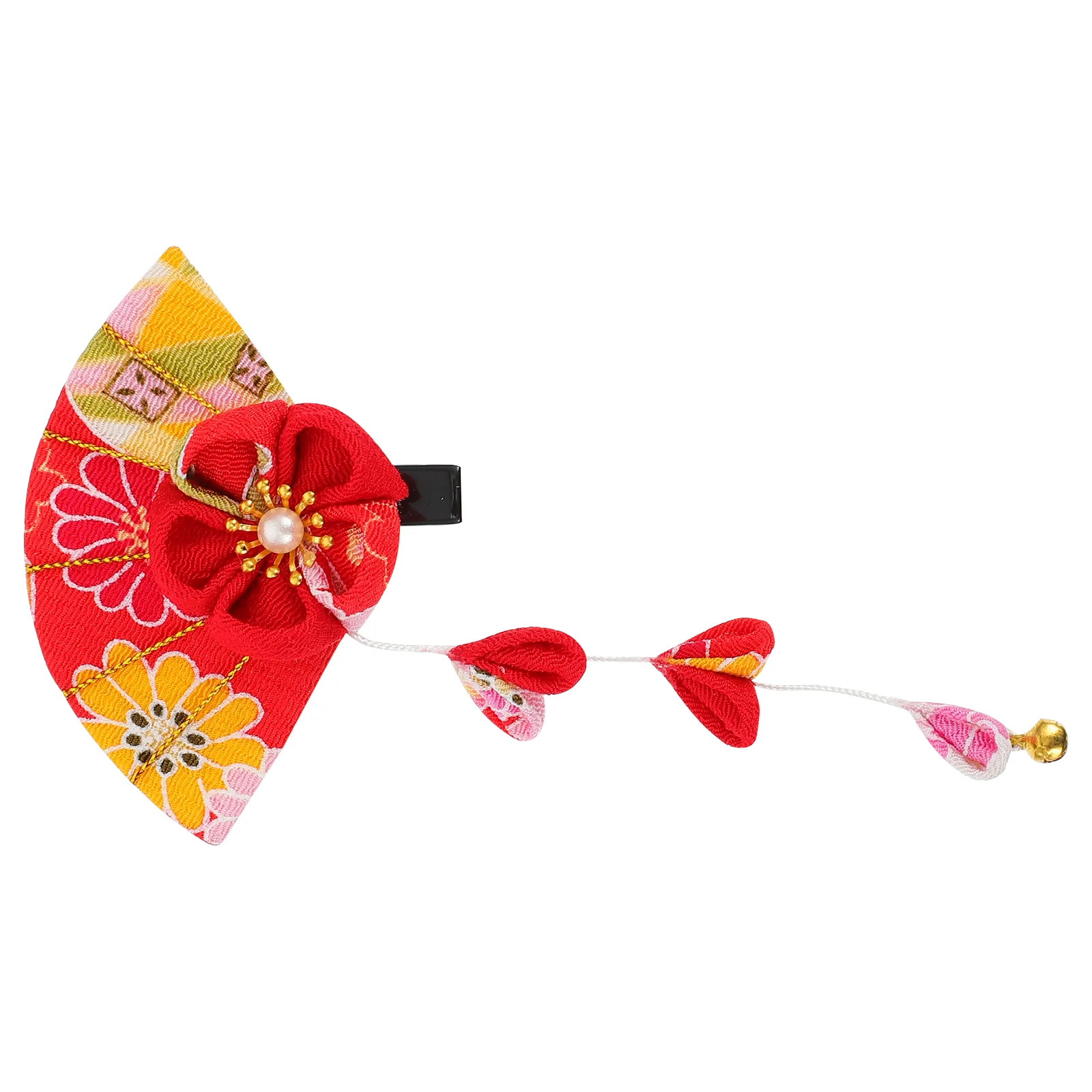 

Hair Japanese Accessories Clip Hairpin Tassel Flower Clips Barrette Headdress Fan Womens Hanfu Kimono Chinese Barrettes