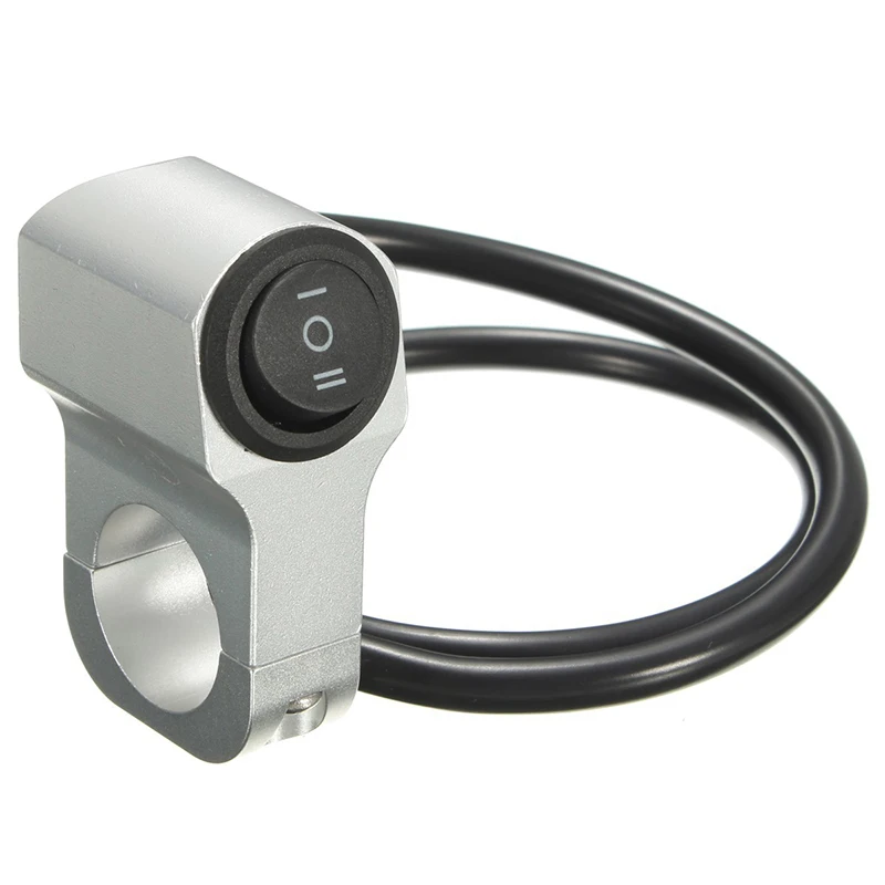 22mm 7/8in Aluminum Alloy Motorcycle Handlebar Headlight Switch Three-position Waterproof 12V Fog Spotlight Retro |