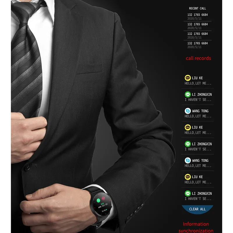 Смарт-часы JM02 с поддержкой Bluetooth пульсометром и оксиметром |