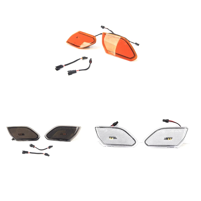 Светодиодный передний Боковой габаритный фонарь лампа указателя поворота