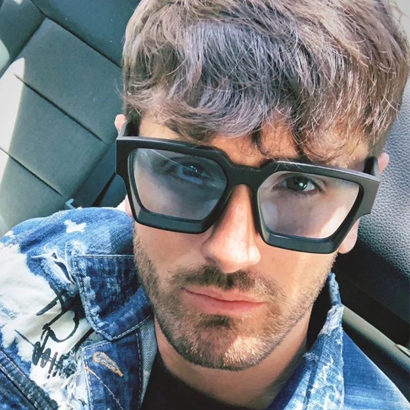 Солнцезащитные очки Мужские в стиле ретро модные квадратные винтажном с защитой