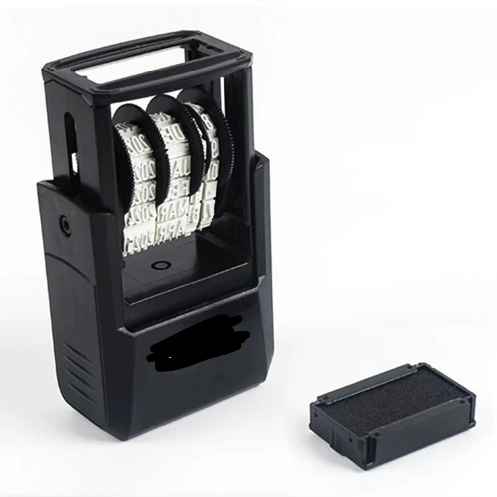 

Date Stamp DIY Handle Account Date Stamps Mini Dater 4810 Universal Adjustable Date Wheel Stamp Black Ink Date Stamp 20x3.8mm