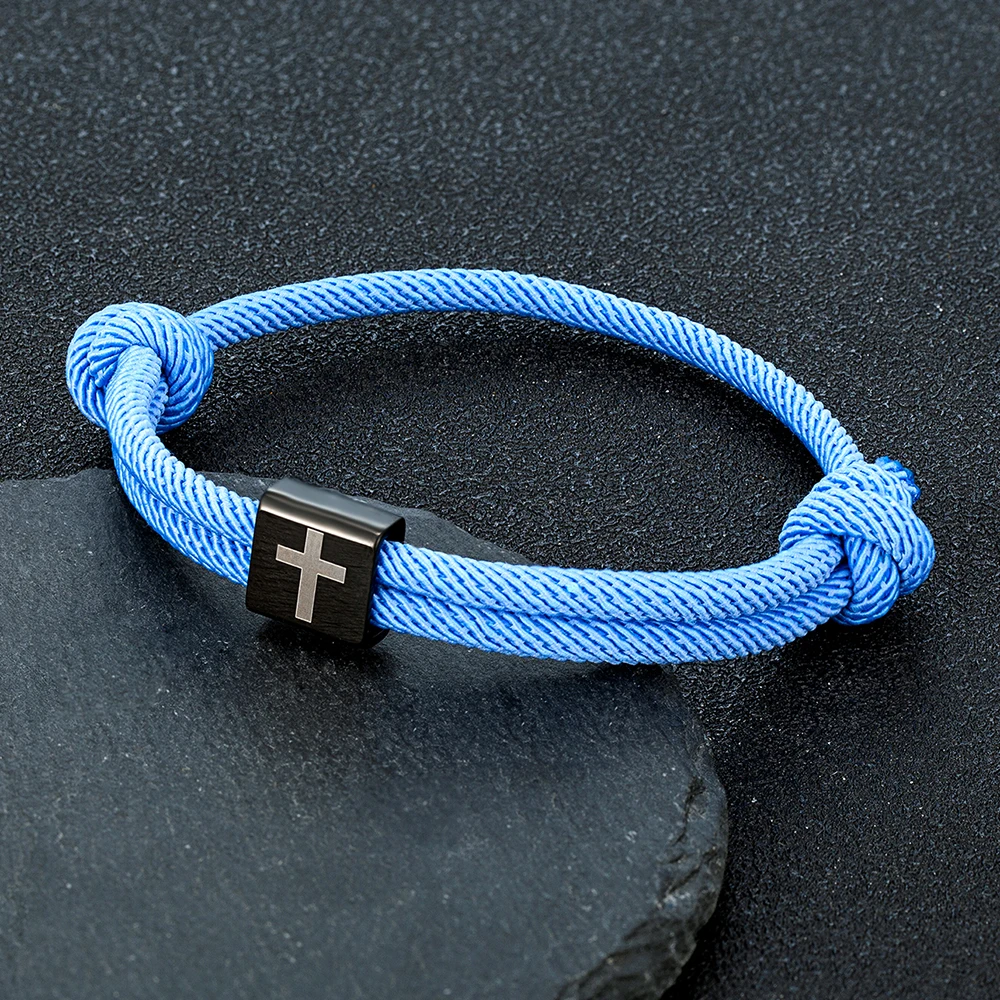 MKENDN ручной работы морской флот океан веревка браслет из нержавеющей стали