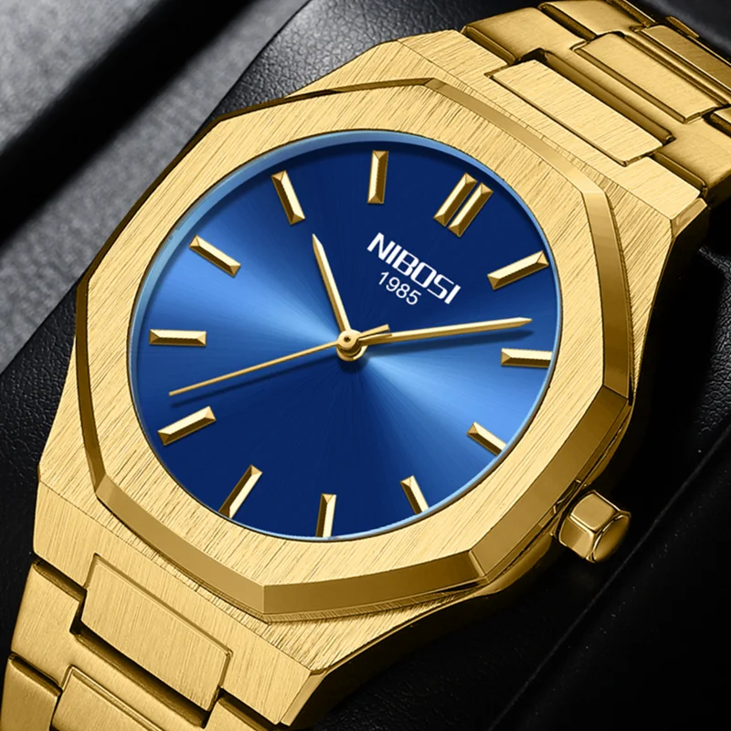 

NIBOSI Top Brand Luxury Mens Watches Waterproof Simple Clock Male Sports Watch Men Quartz Casual Wrist Watch Relogio Masculino