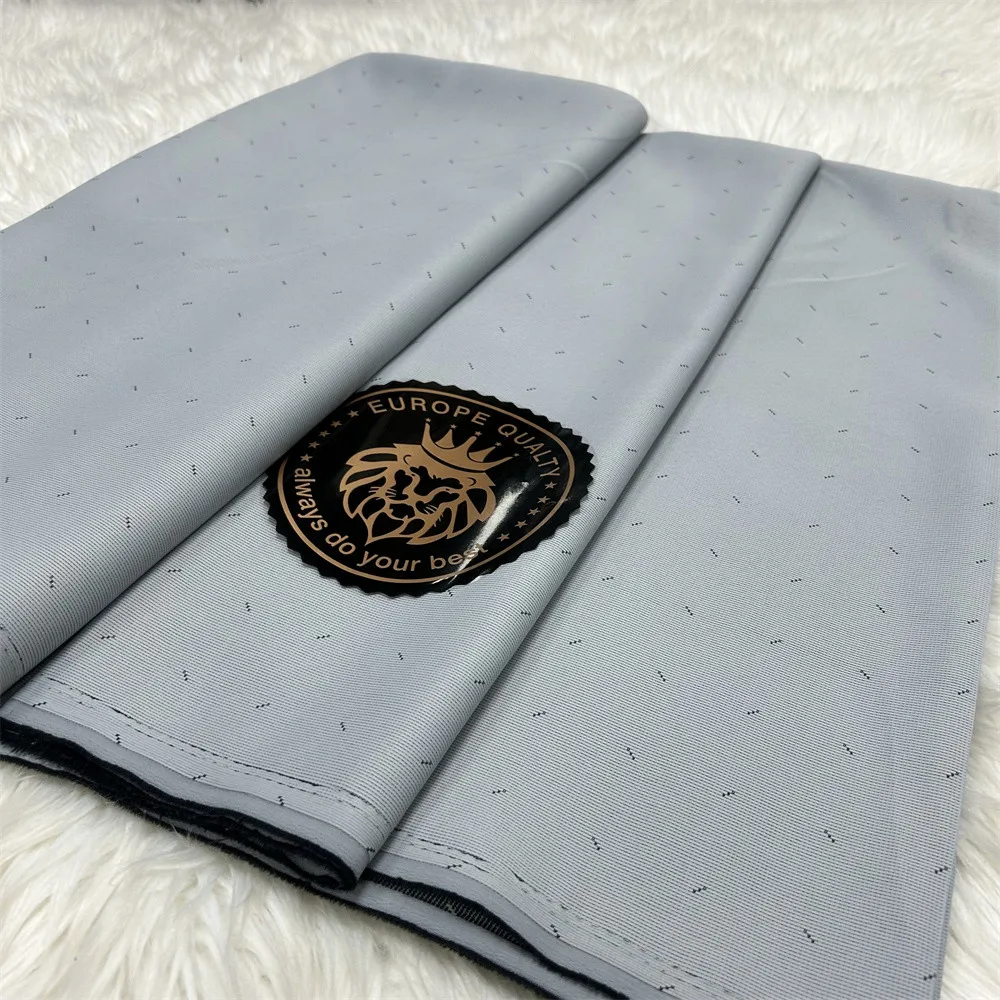 

5Yards Soft Quality Nigeria Atiku Material for Suit 6 Colors African Polyester Atiku Fabric for Men Garment