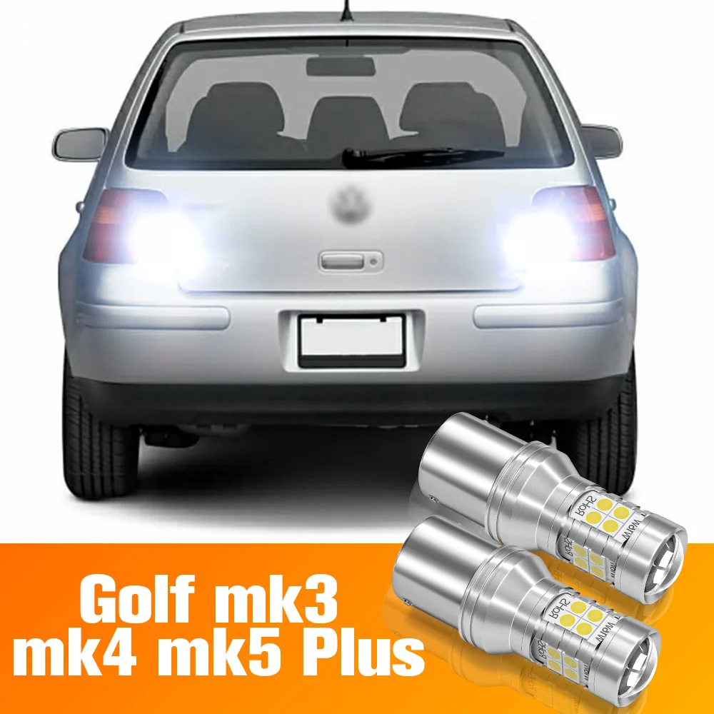 2pcs LED Reverse Light Backup Bulb Accessories For VW Volkswagen Golf 3 4 5 mk3 mk4 mk5 Plus 1997-2013 2005 2006 2007 2008 2009