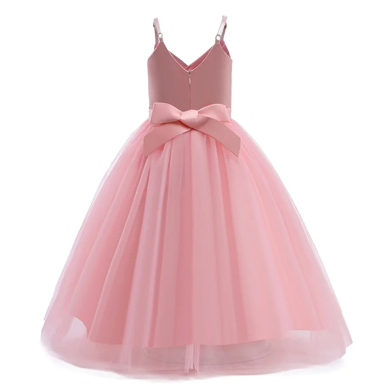 Платье принцессы с цветочным рисунком для свадебного банкета длинное платье на