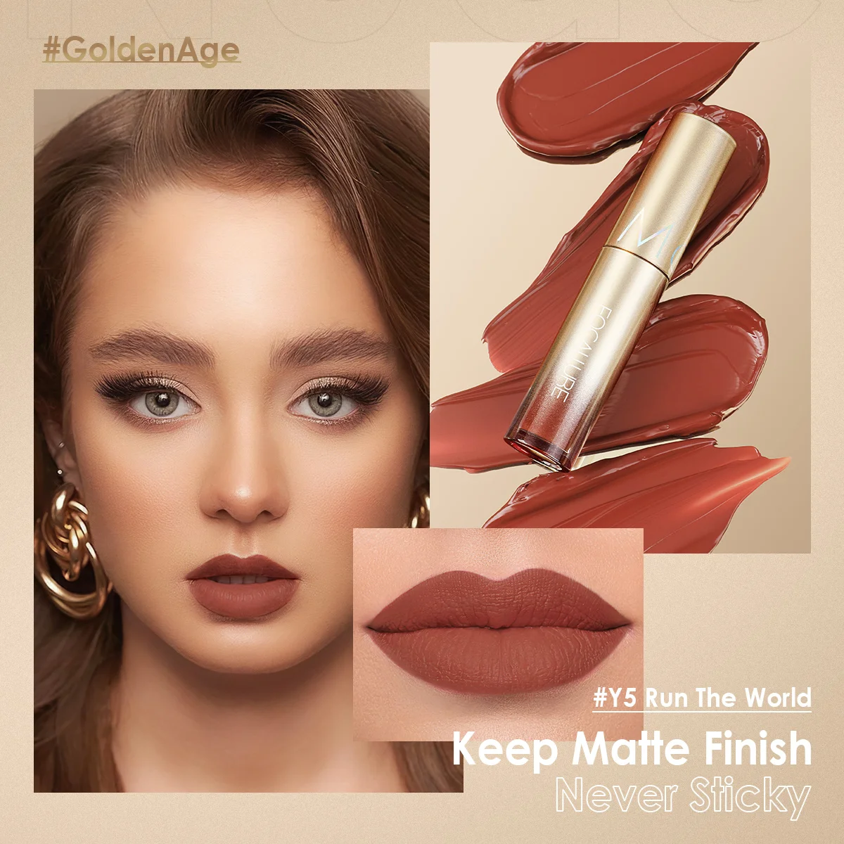 FOCALLURE Matte губная помада долговечная быстросохнущая Великолепная косметика для
