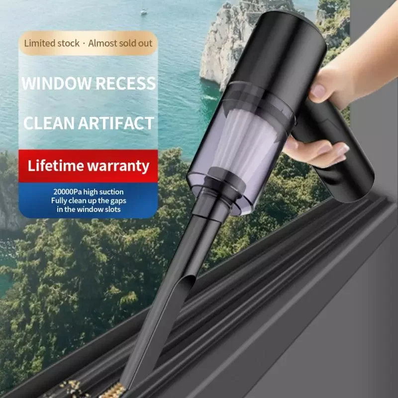 

Portable Handheld Car Home Carpet Vacuum Cleaner High- 20000Pa Cordless Wireless Wet And Dry Vaccum Dust Catcher