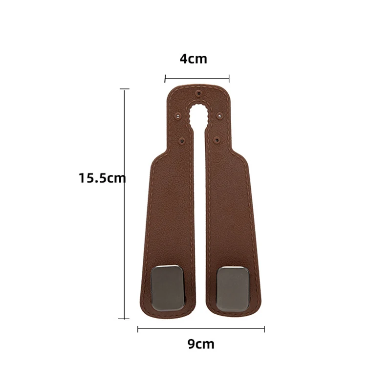 Universal Suede Car Hook Seat Hanger Hooks Back Bags Clothes Sundries Auto Accessories