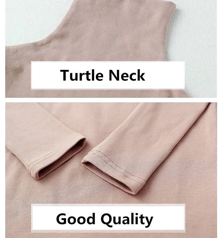 Ramadan Eid Mubarak Muslim Fashion Abaya Dubai Turtleneck Tops Islamic Clothing High Neck Blouse Inner Basic Undershirt Pullover