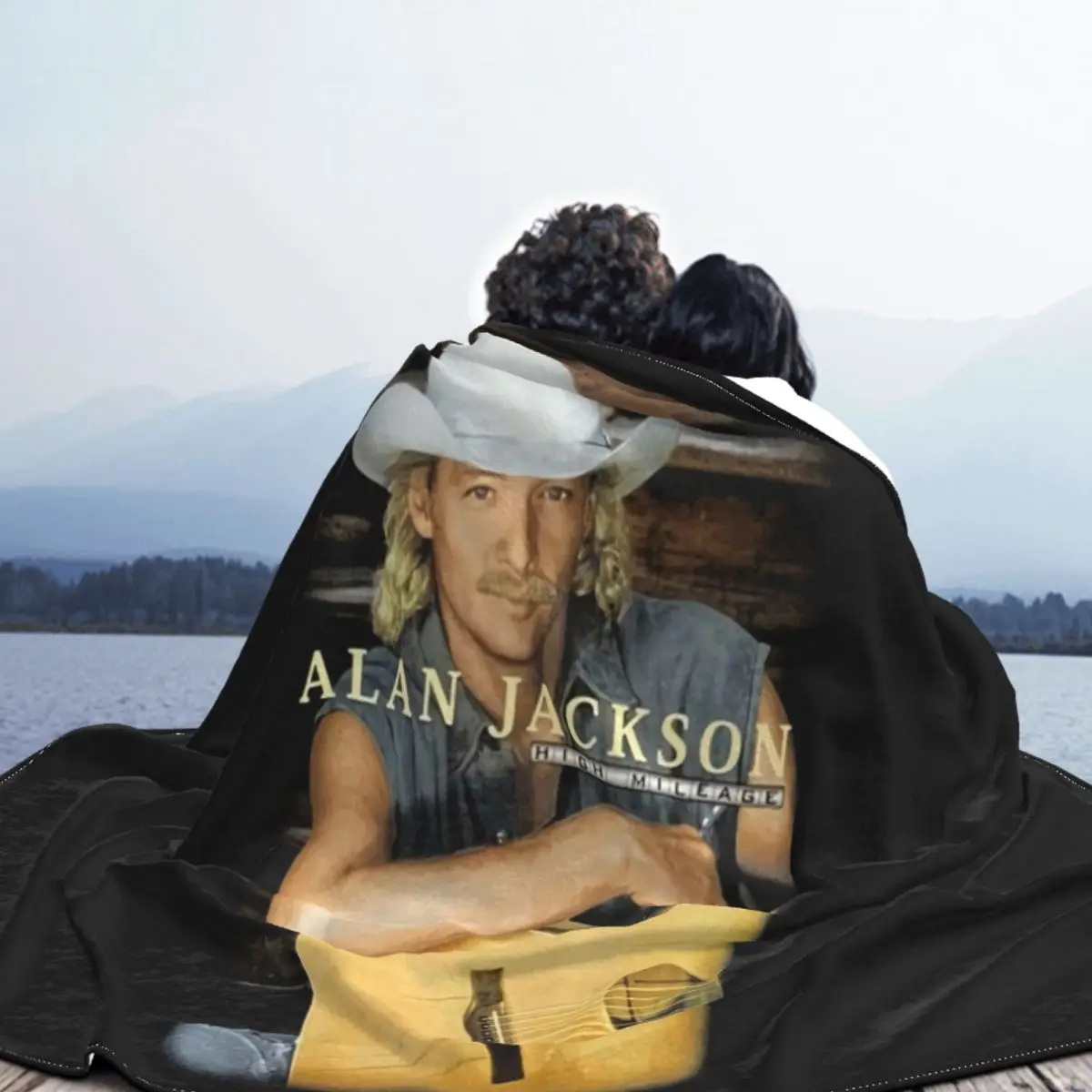 Новое мужское одеяло Deadstock Alan Jackson High Mileage Band Swea Cronies Tag размер Xl 1998 женское