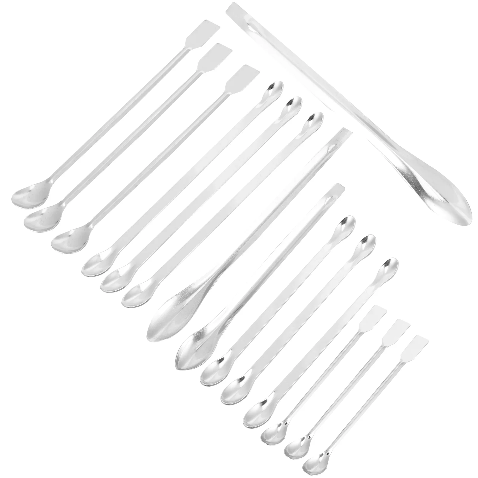 

Spoonspatula Spoons Laboratory Samplingmedicine Sample Stainless Steel Tiny Set Measuring Scoop Scoops Micropowder Supplies