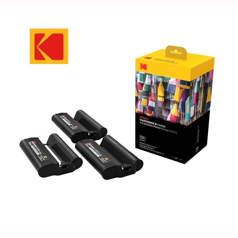 

Kodak PD450W Mobile Phone Printer Paper 4x6 inch With Color Tape Automatic Film Covering (Applicable To 460 480 Dock Printer)