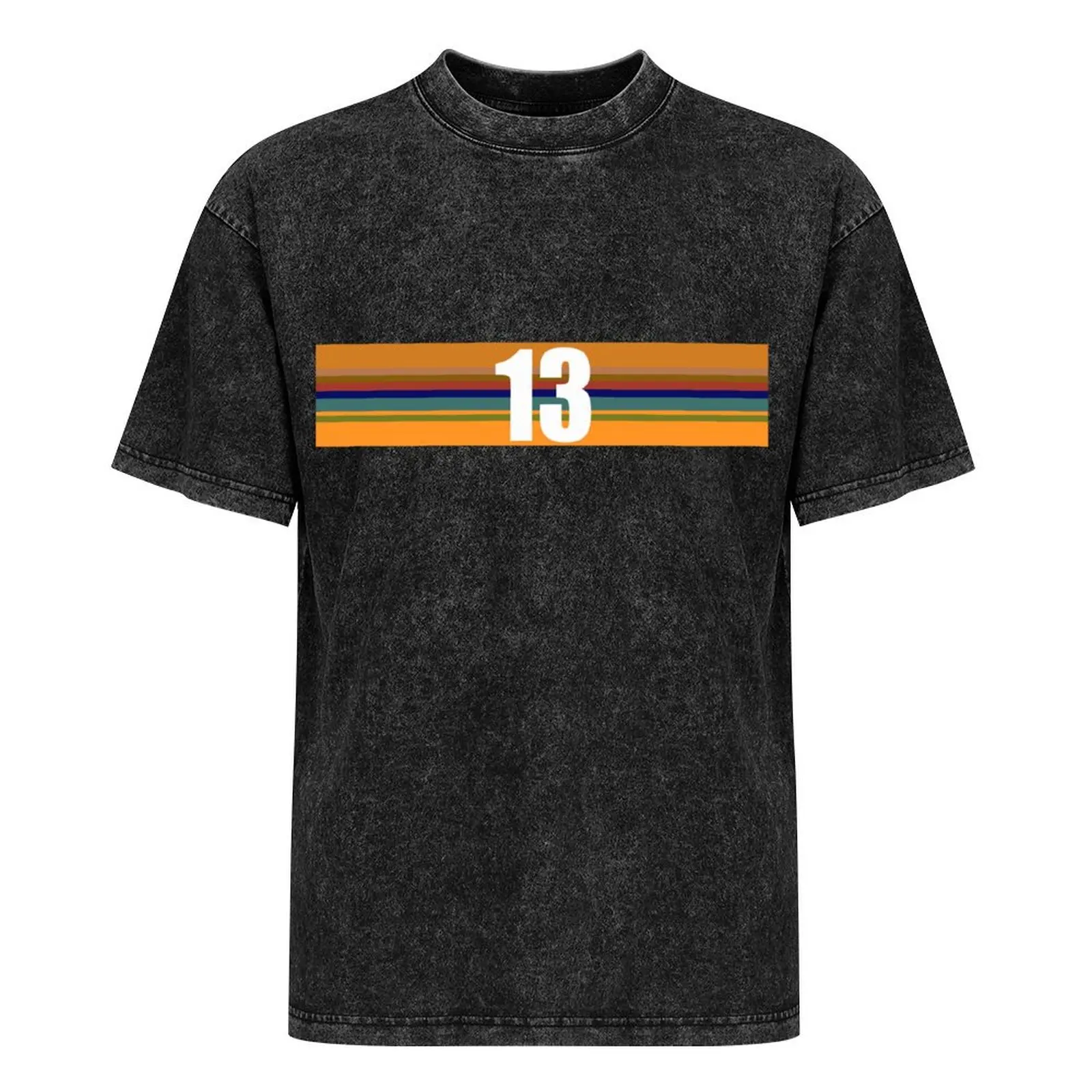 Мужская футболка с рисунком She is 13 - Who are you голубая размера