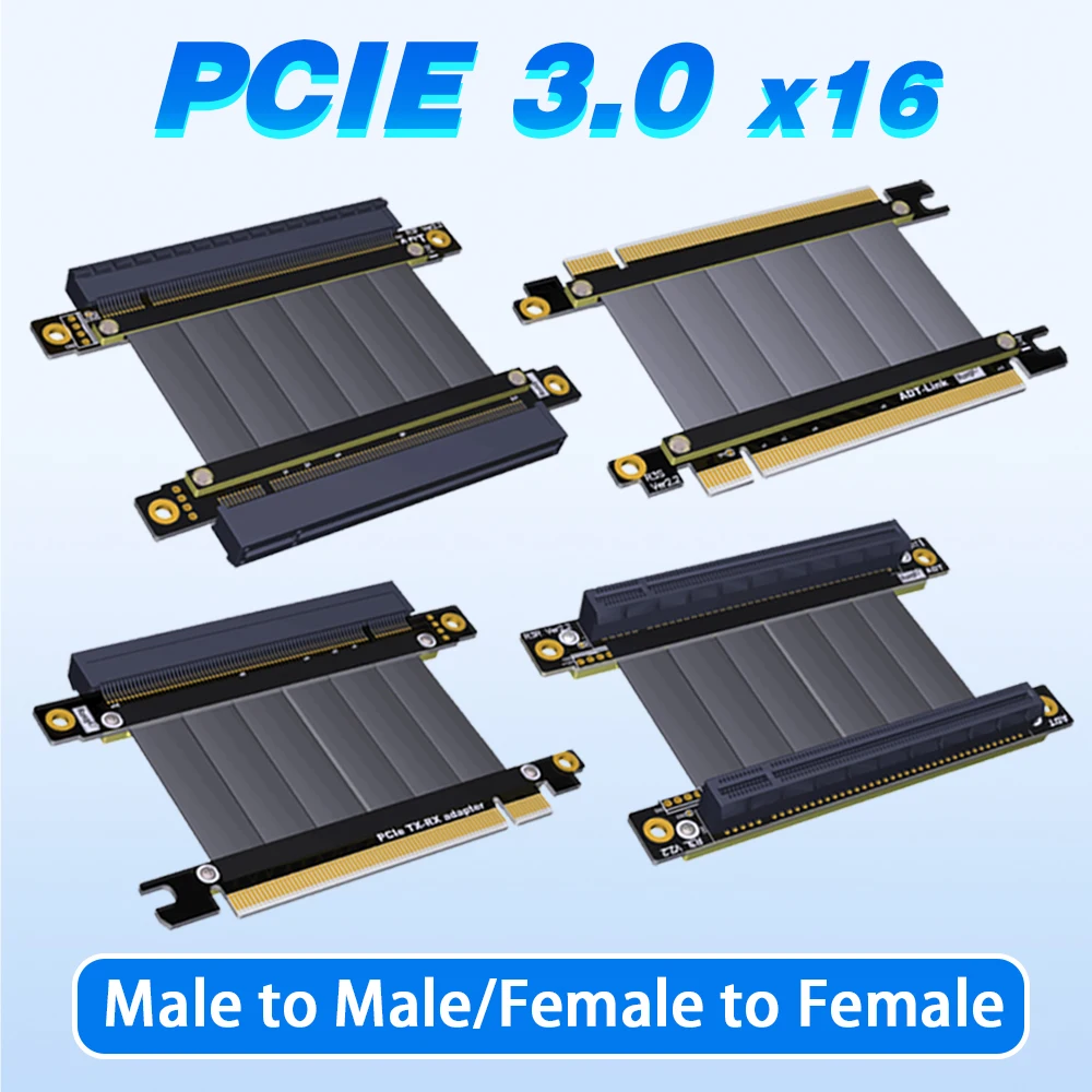 

Док-удлинитель для сигнала Riser PCI-E 3,0 X16, 128 ГГц/bps