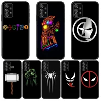special offer marvel sign phone case hull for samsung galaxy a70 a50 a51 a71 a52 a40 a30 a31 a90 a20e 5g a20s black shell art ce