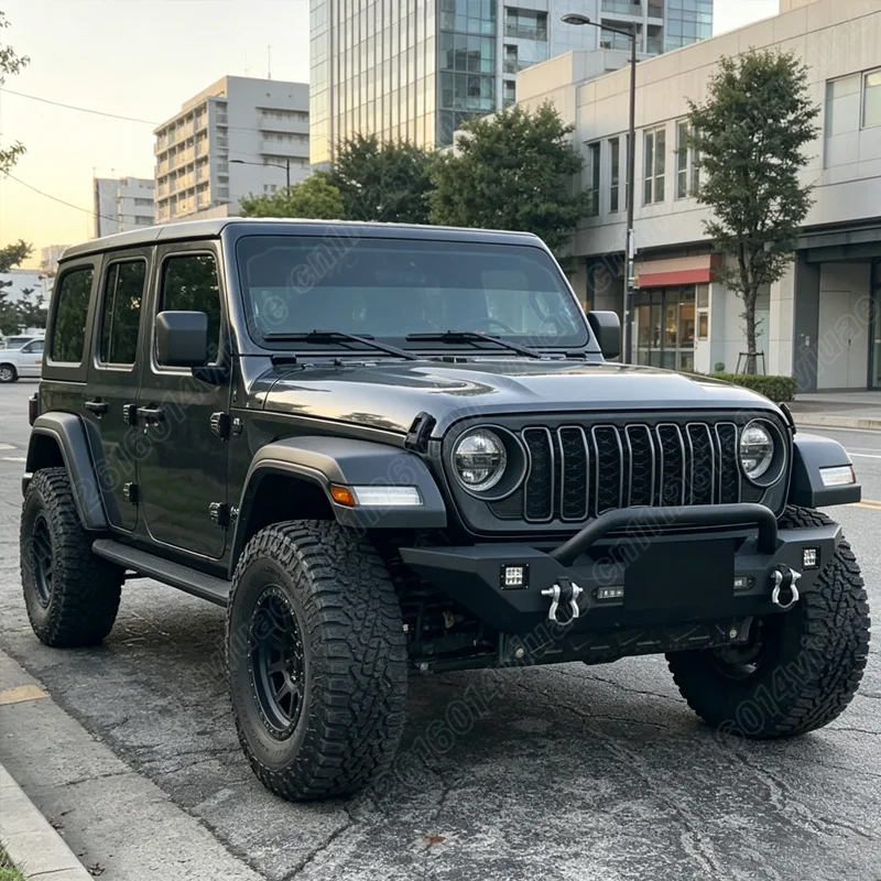 Для Jeep Wrangler JL Gladiator JT JL1300 2018-2024: Передний бампер, воздухозаборник, решетка радиатора, комплект обвеса кузова (art.: 3920db5a2e758) - 3920db5a2e758