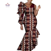 dresses for women 2022 elegant long cotton robe plus size clothing female 4xl 5xl 6xl bazin riche ankara wedding dresses wy239