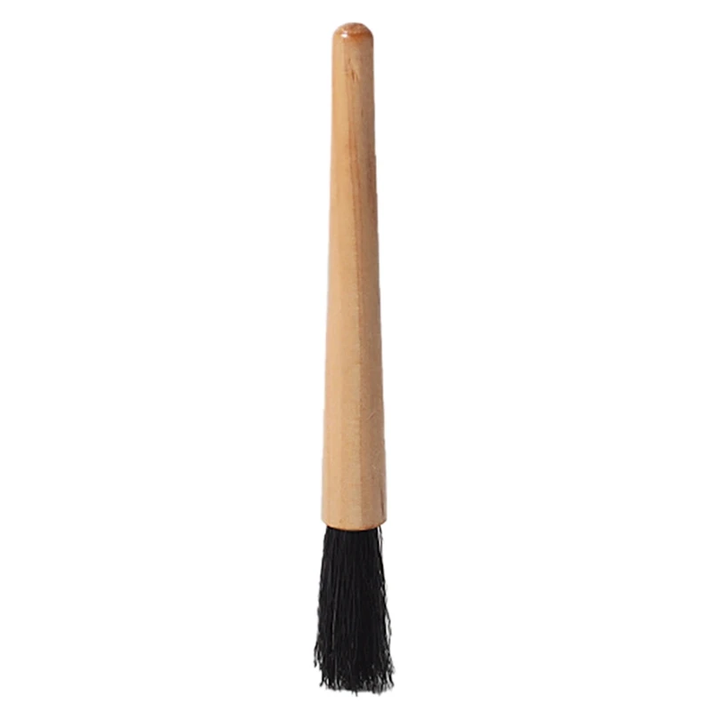 

Hand Grinder Cleaning Brush Automatic Coffee Grinder Wooden Handle Brush Bar Coffee Powder Cleaning Brush