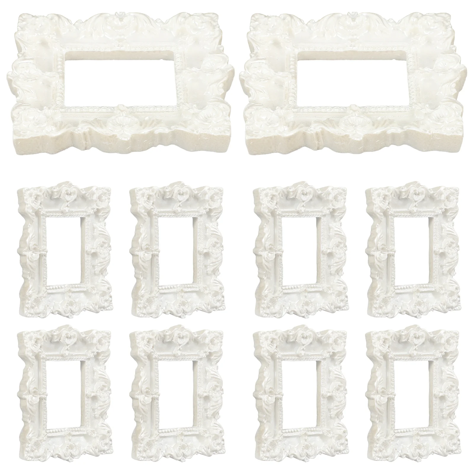 

10 Pcs Nail Charms Vintage Home Decor Mini Vintage Photo Frame Small Picture Frame Mini Picture Frame Vintage Frames