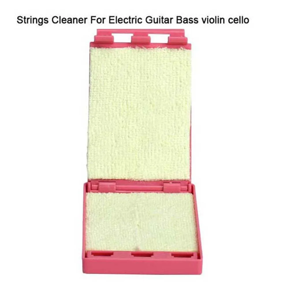 Gitarrenbass Scrubber String Cleaner Rub Bass Baumwolle Elektrisch Gitarre Schrubber Wartung Brandneu