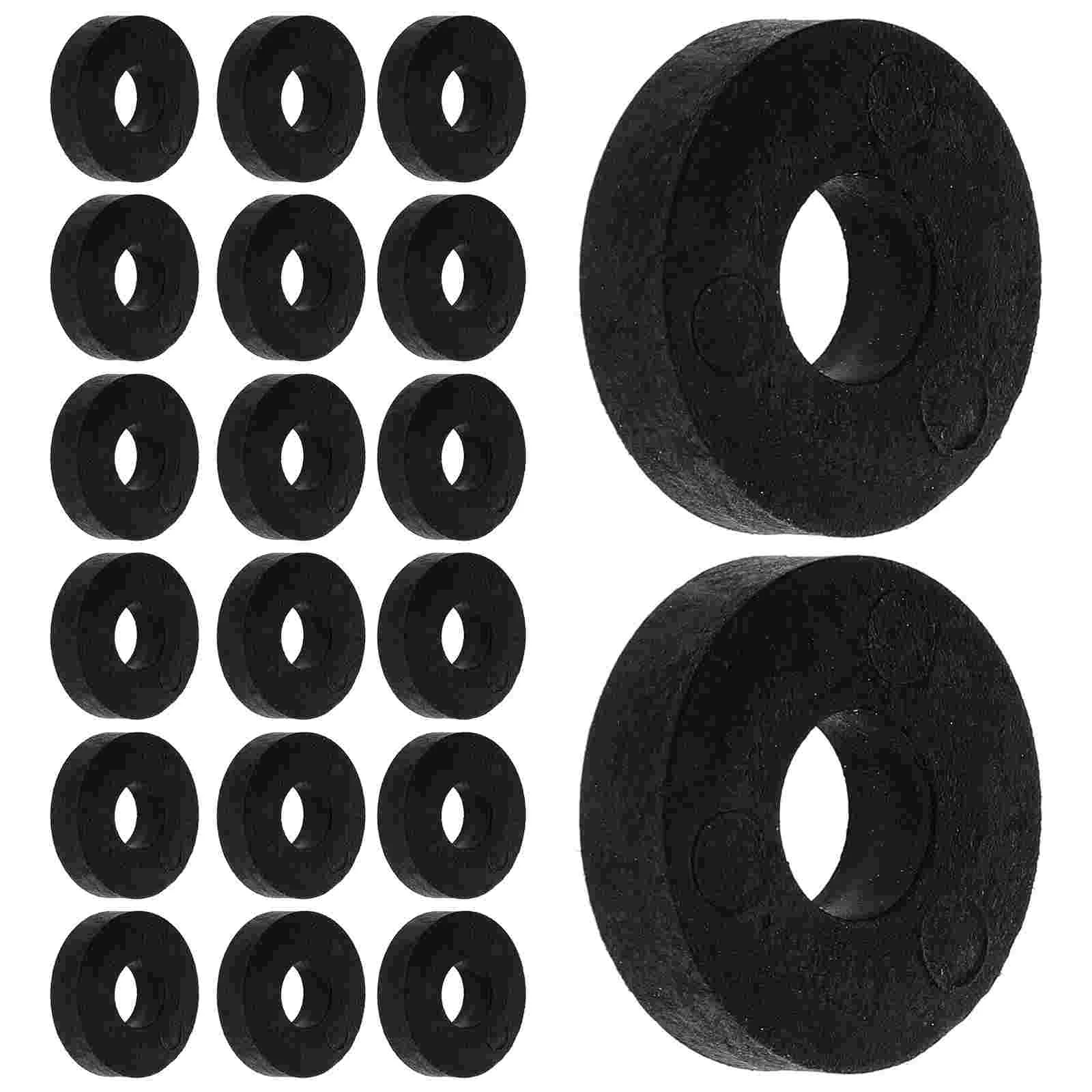 

25 Pcs Spacers Flat Rubber Washer Mechanical Heavy Duty Washers Bolts Vibration Abrasion Resistant