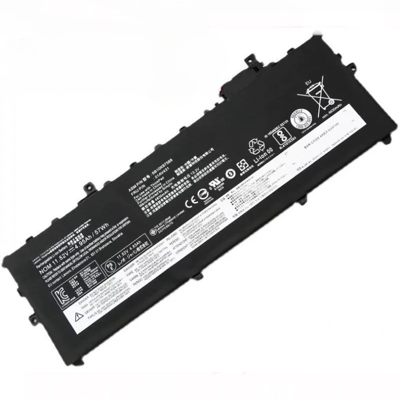 Подходит для Lenovo 01AV430 01AV431 01AV494 01AV429 SB10K97587 Аккумулятор ноутбука 4920 мАч 11 52 в 57WH